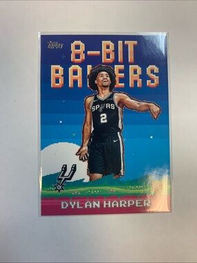 Topps Dylan Harper San Antonio Spurs Gradient Blue Card